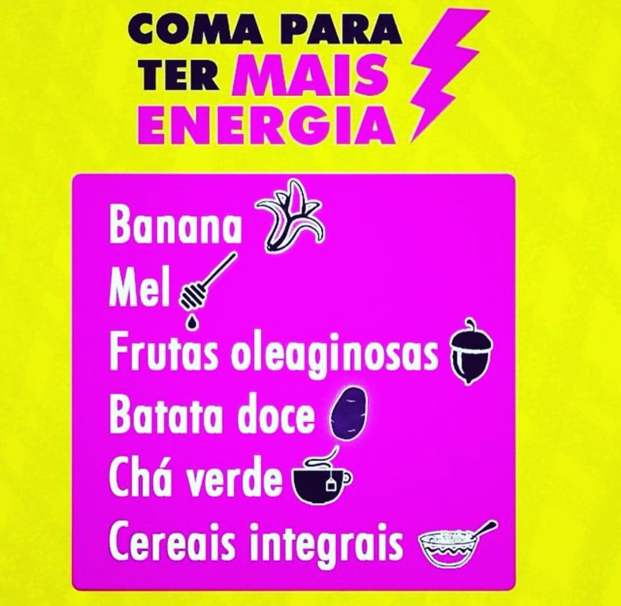 Mais energia!